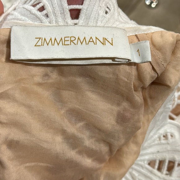 Zimmermann Wavelength Embroidered Cropped Top Size Zimmermann 1 - Picture 8 of 13